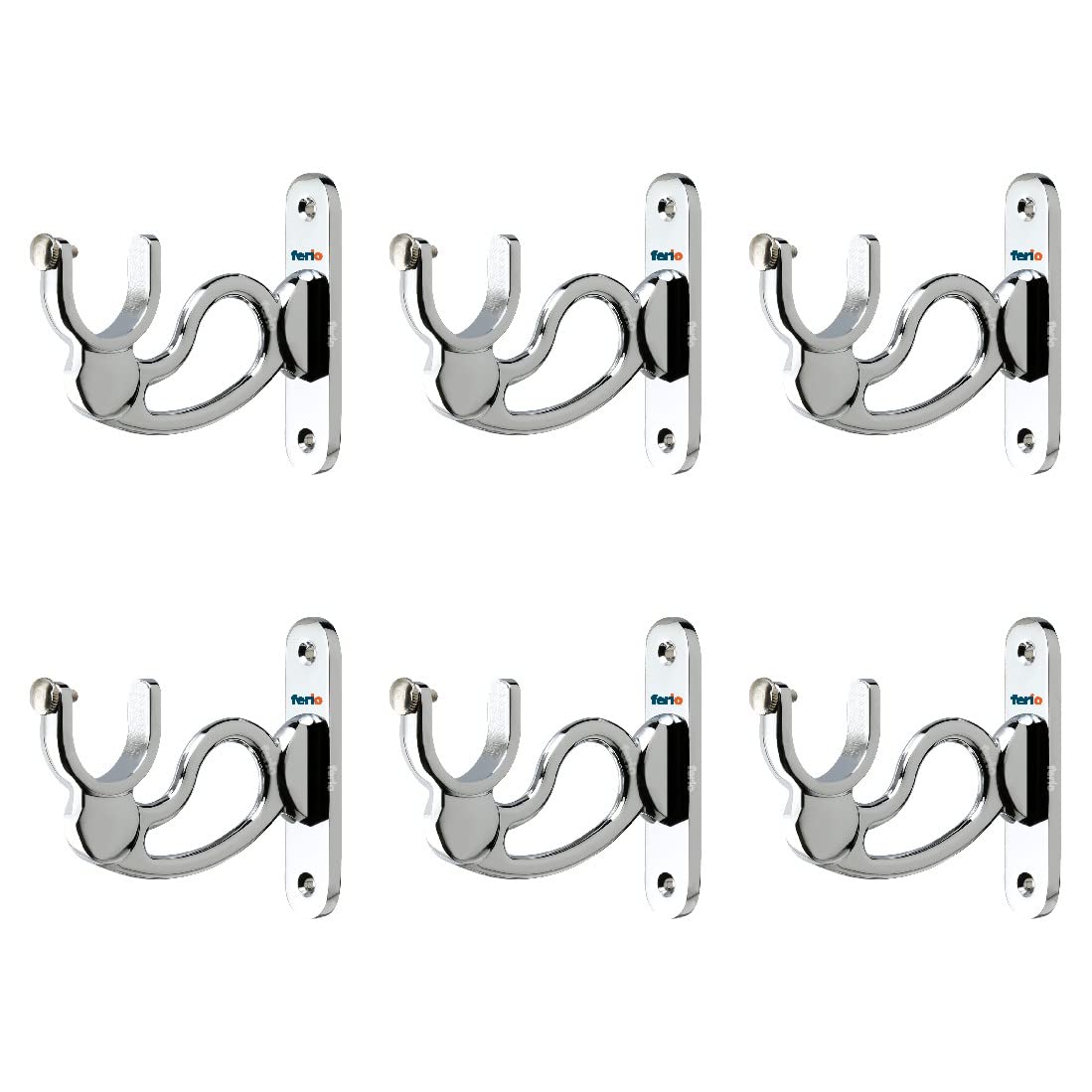 See full amazon price history chart for Ferio Zinc Heavy Curtain Holder, Brackets, for Door and Window, Curtain Bracket Set for 1 Inch Rod Chrome Finish ( Pack of 6, Silver ) Ferio Zinc Heavy Curtain Holder, Brackets, for Door and Window, Curtain Bracket Set for 1 Inch Rod Chrome Finish ( Pack of 6, Silver ) (B0B5NBY9ML) Amazon Price History, Amazon Price Tracker