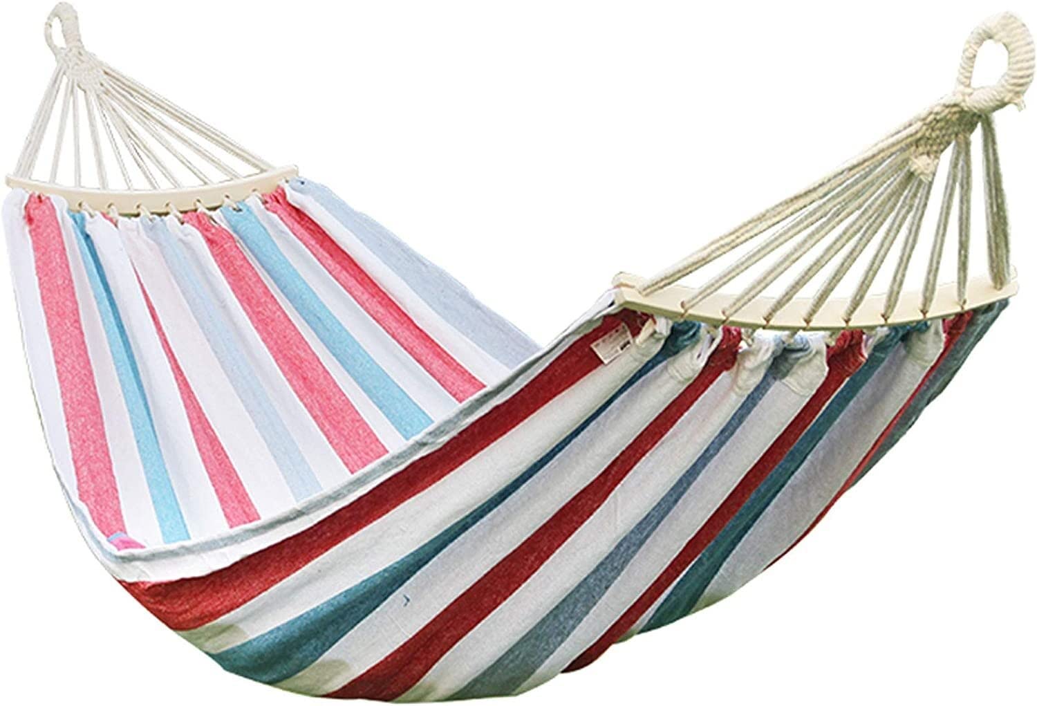 Hamak Hamaki Gruba Płócienna Huśtawka Hamakowa Z Torbą Do Noszenia Na Lato Camping Podróżowanie Piesze Wycieczki Piknik Ładowność Do 150 Kg Hamak kempingowy (Color : A, Size : 200 * 100cm)