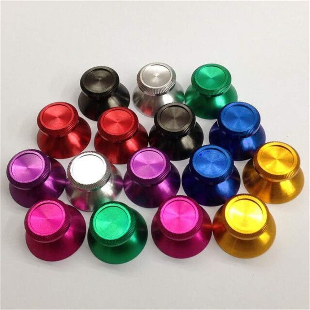 Aluminum Metal Analog Joystick Thumb Stick Grip Cap Gamepad Repair Part for Playstation 4 PS4 Slim Pro DS4 Xbox ONE Controller Accessory Kits