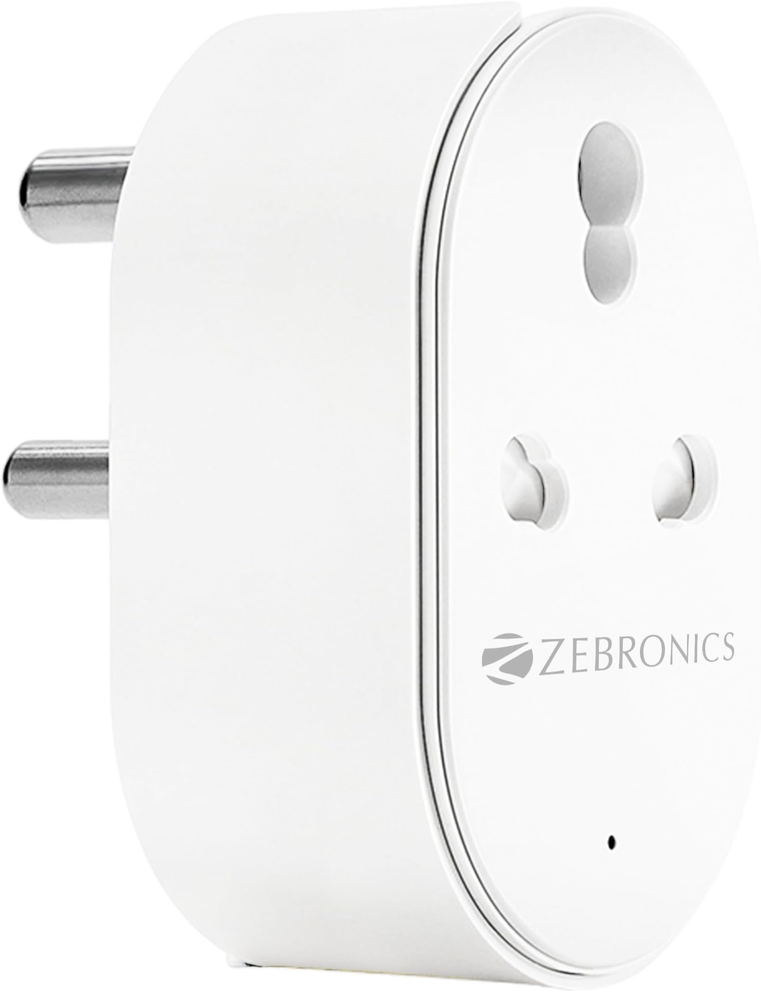 Zebronics ZEB-SP116, Smart Wi-Fi Plug Compatible with Google Assistant & Alexa, Supports Upto 16A and Comes with a Dedicated APP That Features Scheduled Control and Energy Monitoring.
