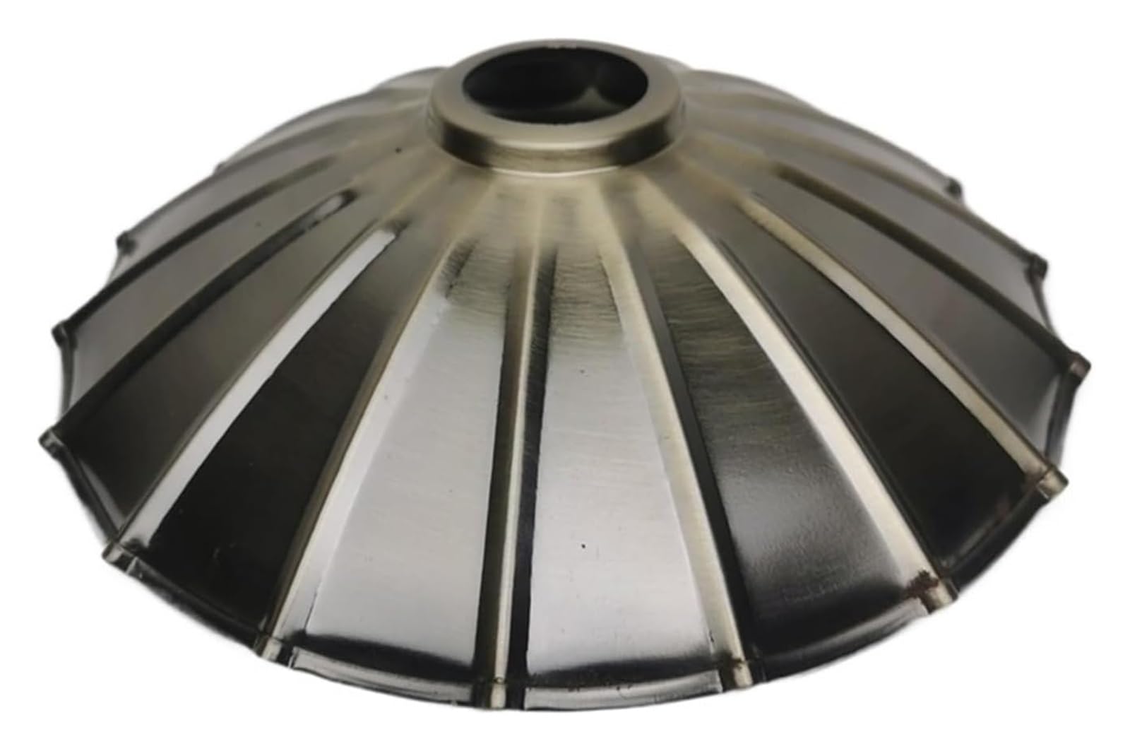 Iulgfsc Antique Cyan F Lampshade， Metal Lampshade Finished Iron Light Shade 4 Style Fixture Shades(Antique Cyan F)