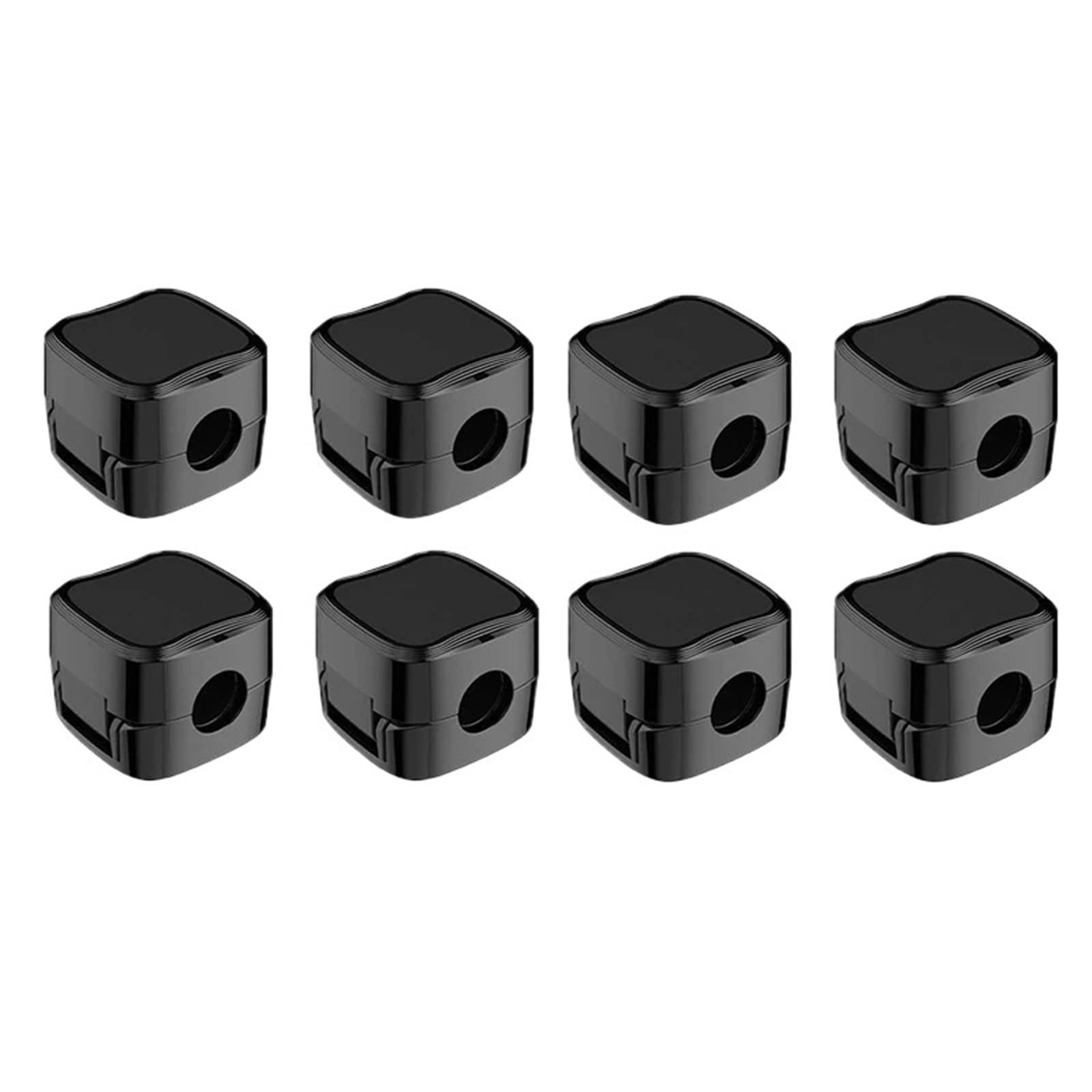 8pcs Magnetic Cord Organizer Clips - Strong Adhesive Cable Holders
