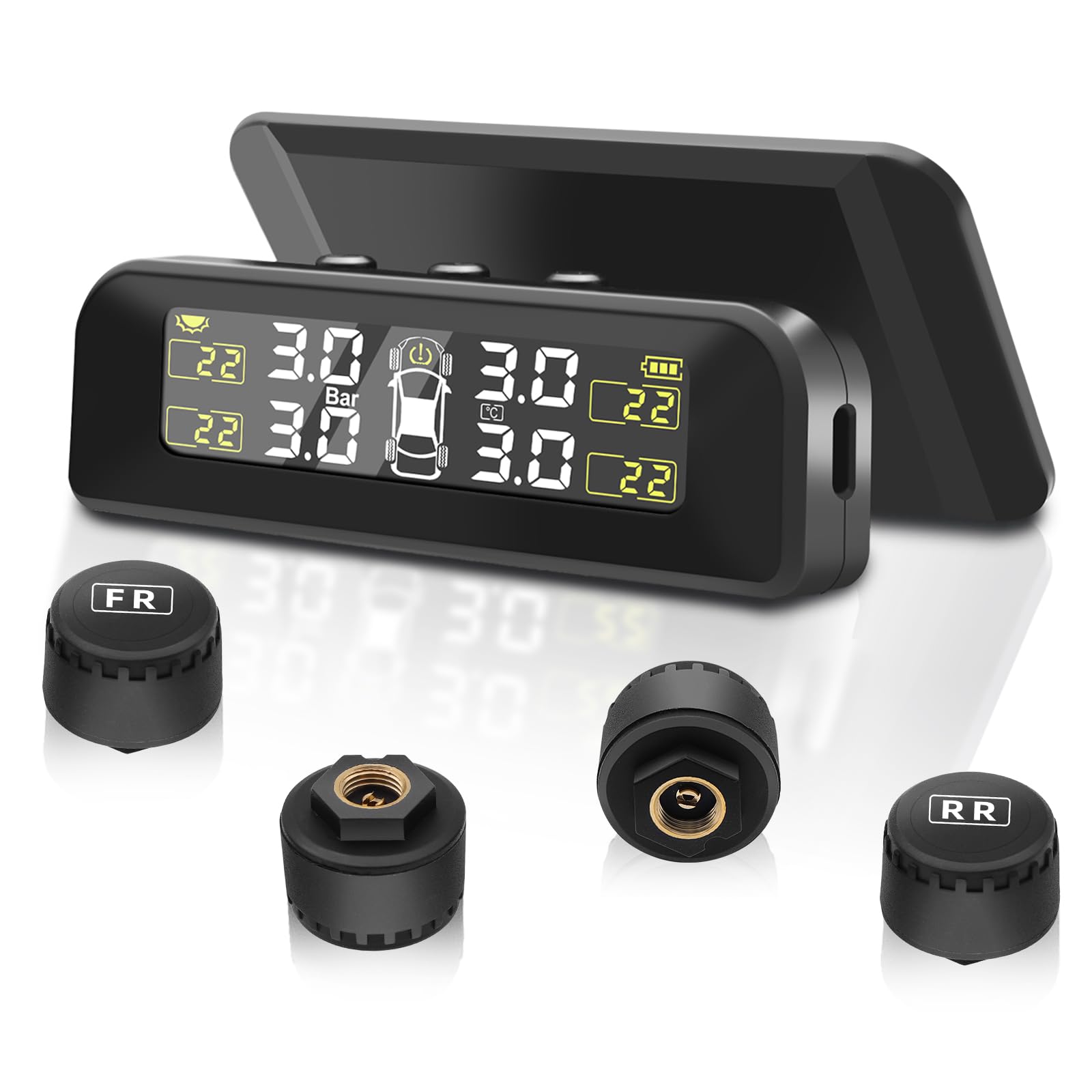 Amazon | Avutrel タイヤ空気圧モニター TPMS タイヤ空気圧センサー 車