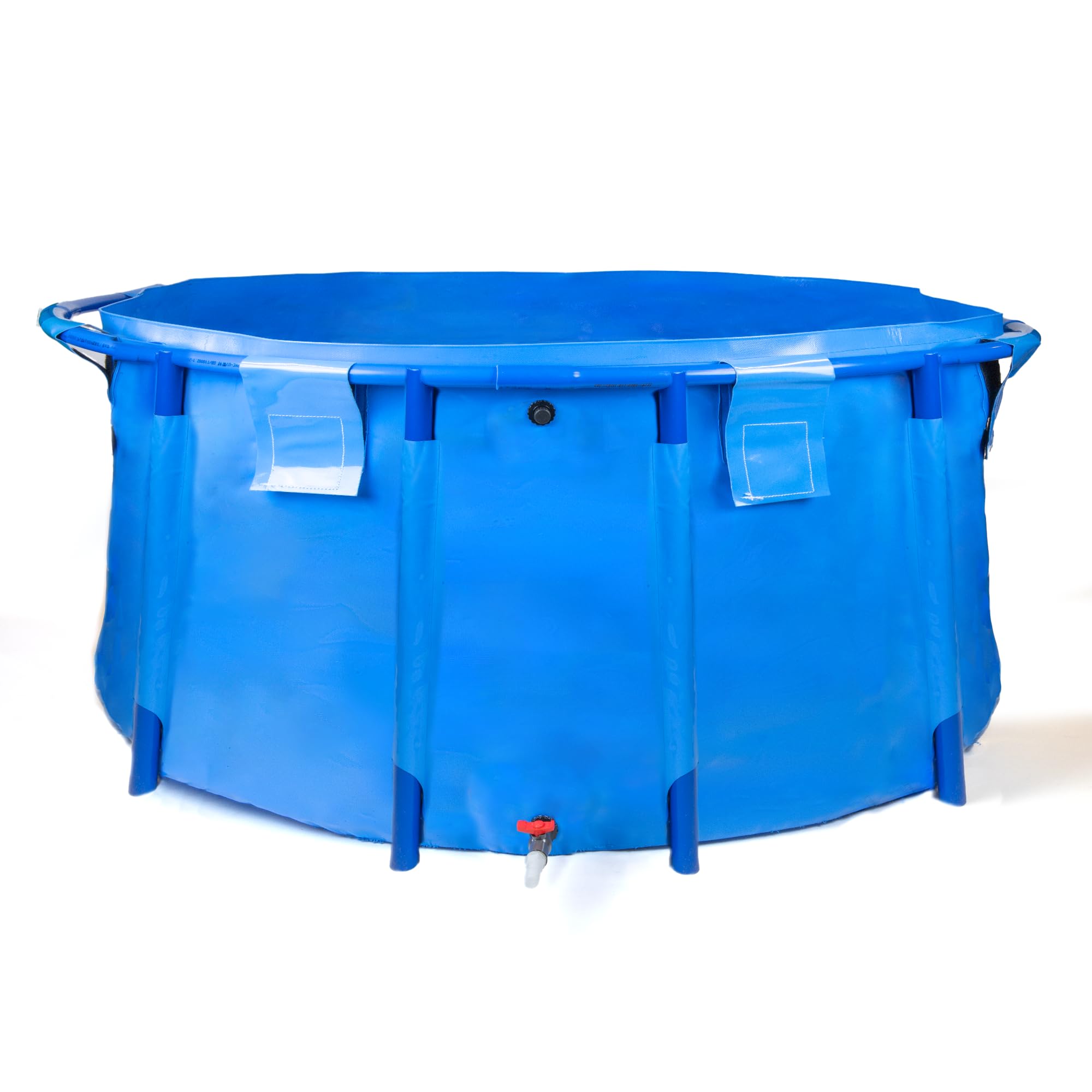 Pondlife Teichbecken rund 5900 L Ø 250 cm x 120 cm Höhe UV-beständige gewebeverstärkte PVC-Folie
