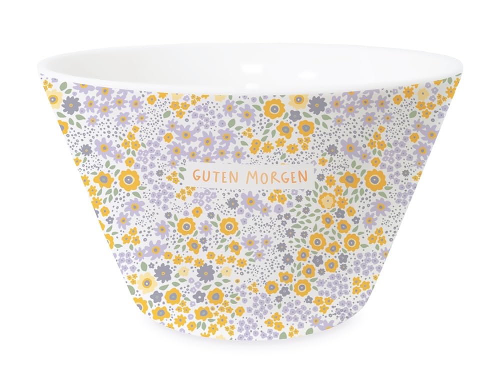 Grafik-Werkstatt Workshop Cereal Bowl with Real Gold Porcelain Bowl Good Morning