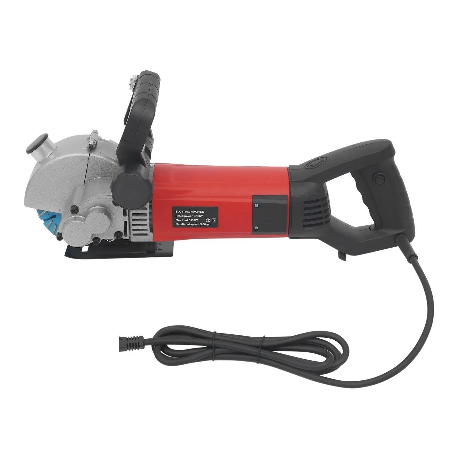 2700-W-Schlitzmaschine Mit Kabel, Sägeblatt Und Werkzeugkasten