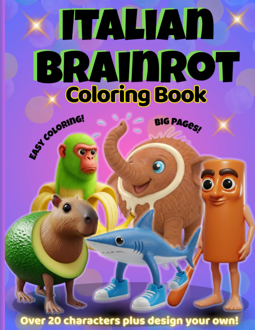 Italian Brainrot Coloring Book