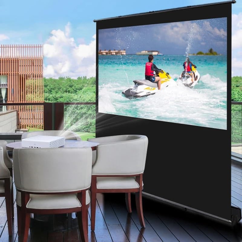 Pantalla de Proyección Portátil con Soporte 120 Pulgadas miniatura 5