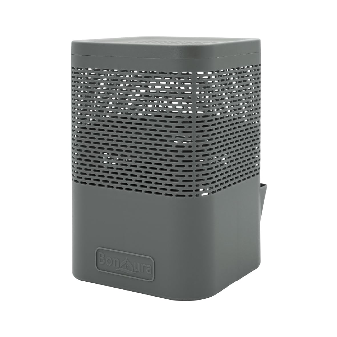BonAura AirOne Non-Electric Dehumidifier / 360° Ventilation/Spout and 680 g Dehumidifier Granules/For Bathroom, Kitchen & More/Up to 23m² (Grey)