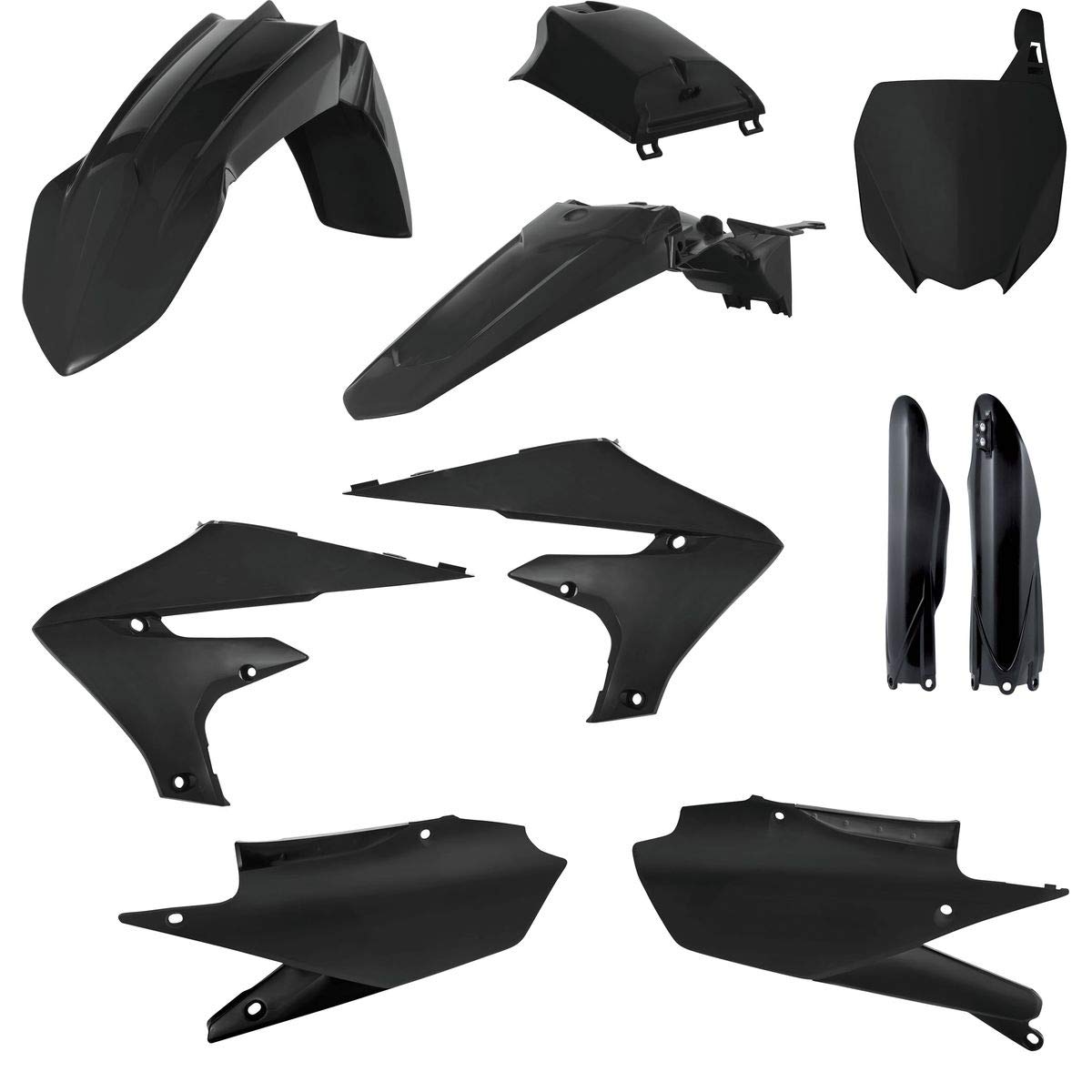 パーツ yamasan289 Amazon.com: YZ250F/450F BLACK ACERBIS PLASTIC KIT-FULL - YAM YZ