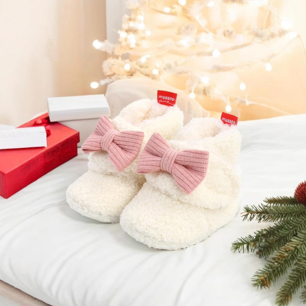 Baby Boys Girls Booties Infant Newborn Sock Shoes Slippers Winter Warm Crib Footwear First Walkers - Image 4