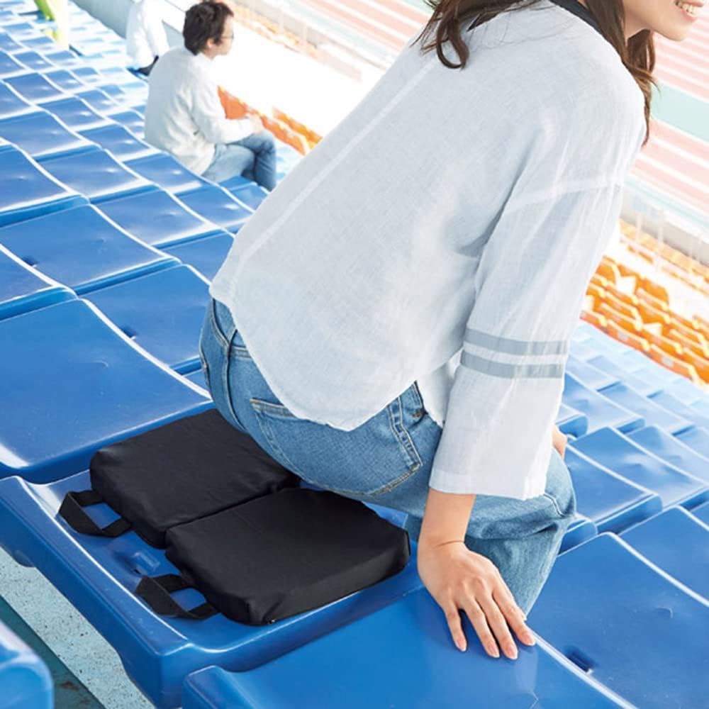 【持ち運びに便利!折りたたみゲルクッション】 家 オフィス テレワーク 在宅ワーク デスクワーク お仕事 持ち運び用 アウトドア スポーツ観戦
