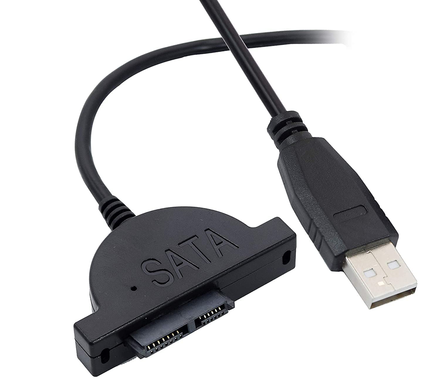 1Goal® USB 2.0 to 7+6 13 Pin Slimline Slim SATA Laptop CD/DVD ROM Optical Drive Adapter Cable (Black) (B0BNPY3NHF) Amazon Price History, Amazon Price Tracker