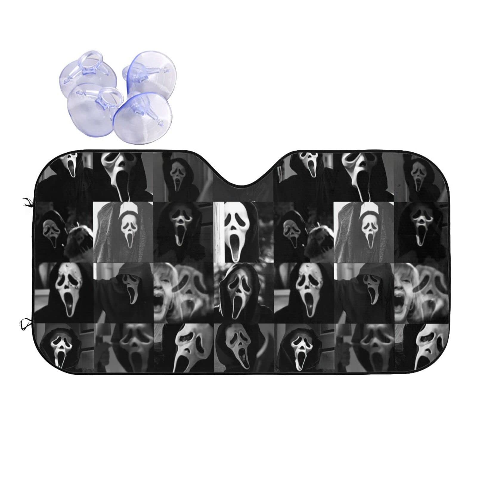 AnKang Windshield Sunshade,Front Window Sun Shade Sunshield SUV Trucks Vehiclev Van UV Rays Sun Heat Reflector Visor Protector for Car Truck, Medium