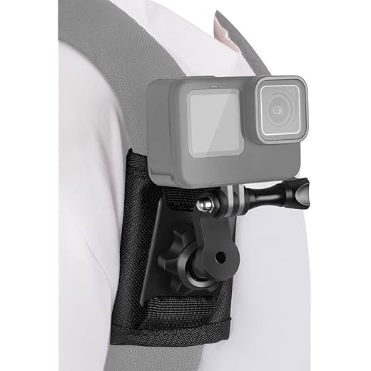 Taisioner Shoulder Strap Body Mount Clamp for GoPro AKASO DJI OSMO or Other Action Camera Video Record Accessories (2022 Improve Version)
