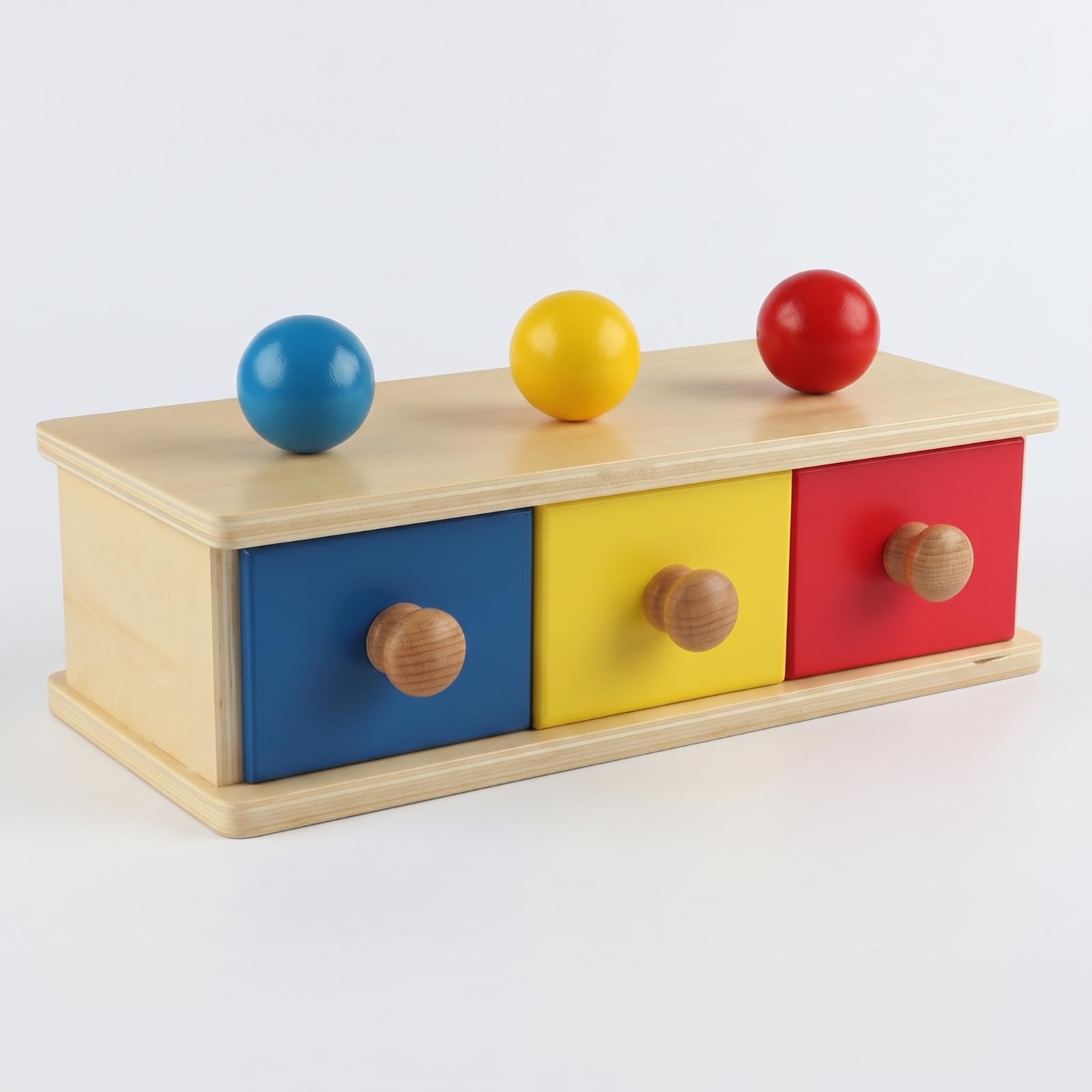 Qianly Scatola di Persistenza Degli Oggetti Educativo Gioco Della Persistenza Dell'oggetto Motricità Fine Scatola per Educatori, Casa