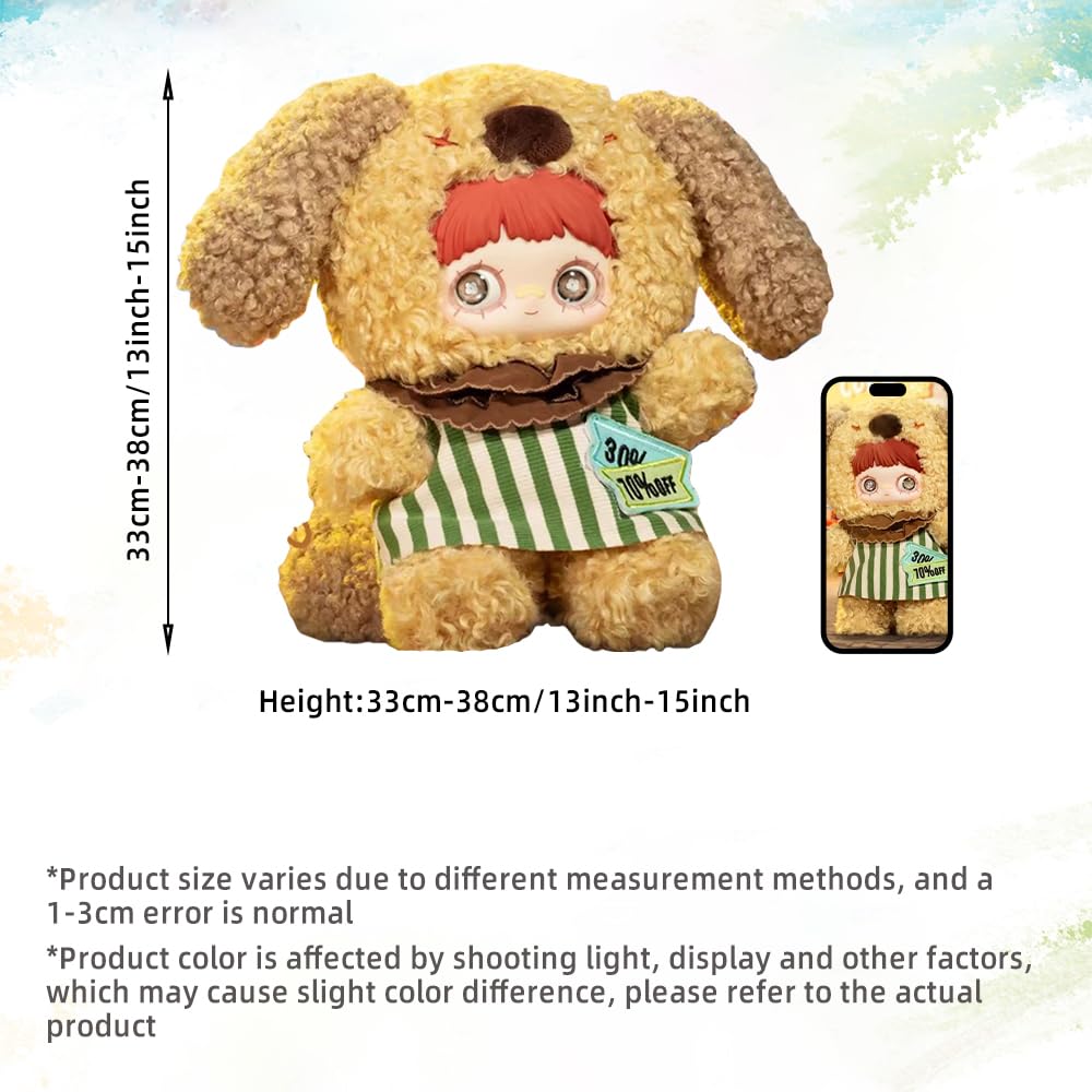 niannyyhouse Große Plüsch Puppe Blind Box Maymei Paradise Ruinen 400% Serie, gepolsterte Sammelbare Figuren (1ST)