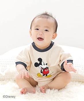 ミッキーマウス柄ロンパース 95cm ミッキーマウス柄ロンパース 95cm