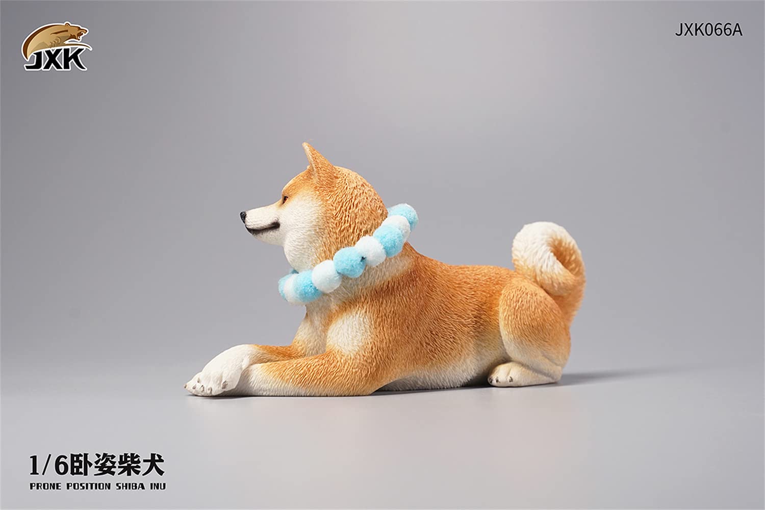 Amazon.co.jp: 1/6 サイズ 伏臥 フセ 柴犬 シバイヌ 可愛い 犬