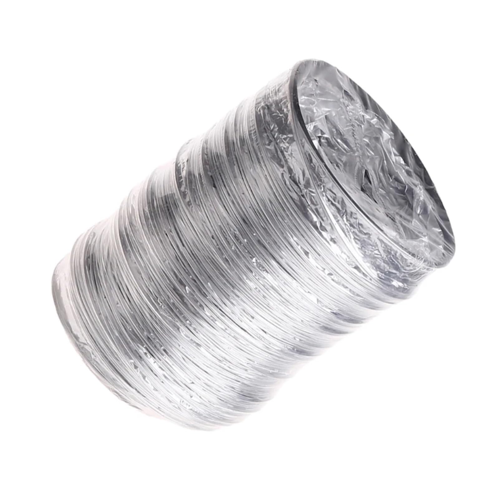 HWEIH Manguera de papel de aluminio, diámetro interior de 80mm, tubo Flexible de 1/3/6 metros, conducto de ventilación, manguera de ventilación, campana secadora, conducto de escape(6m)