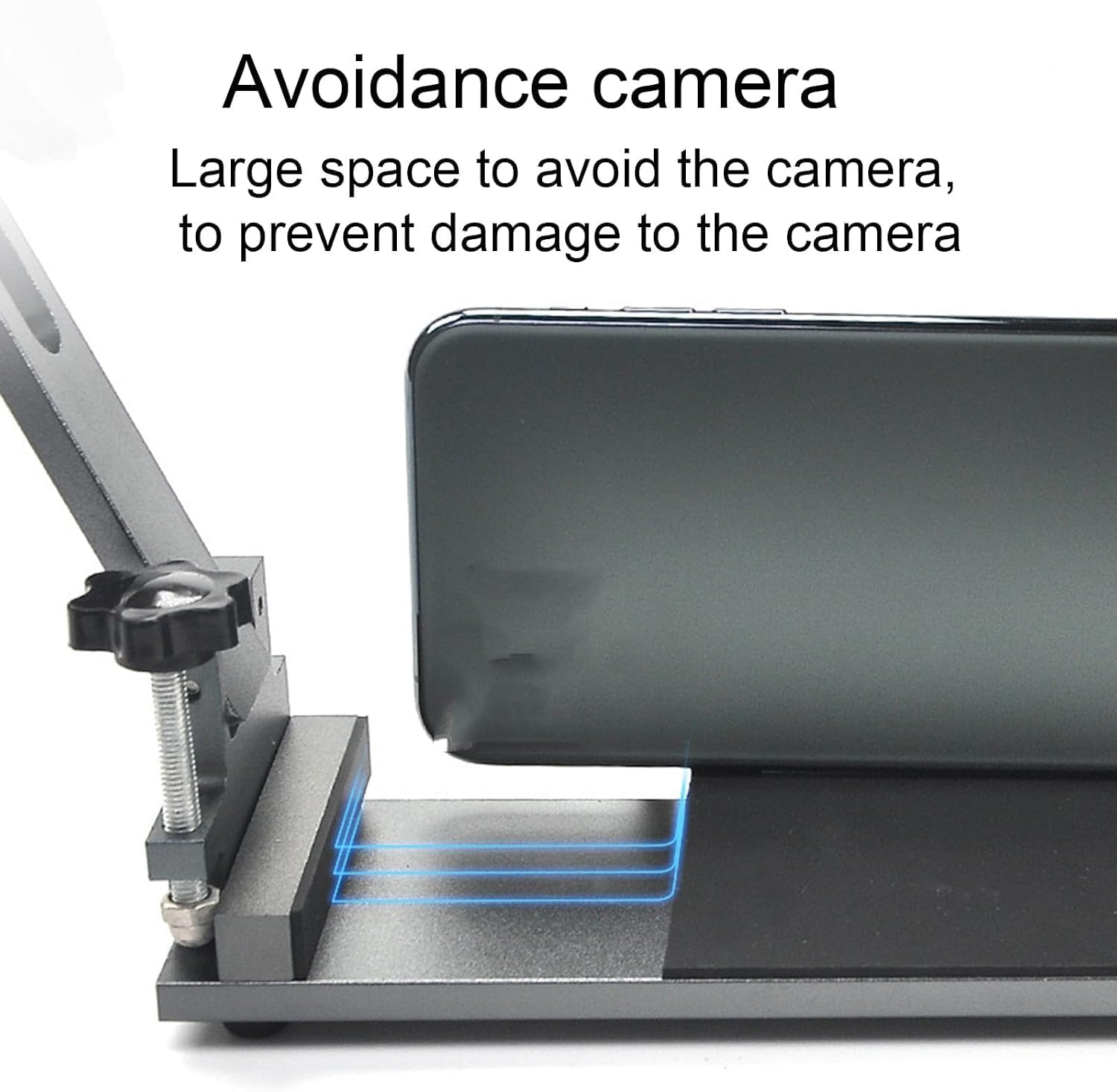 Strumento per la separazione dello schermo LCD senza calore per riparazioni di smartphone, con forte ventosa e lega di alluminio.
