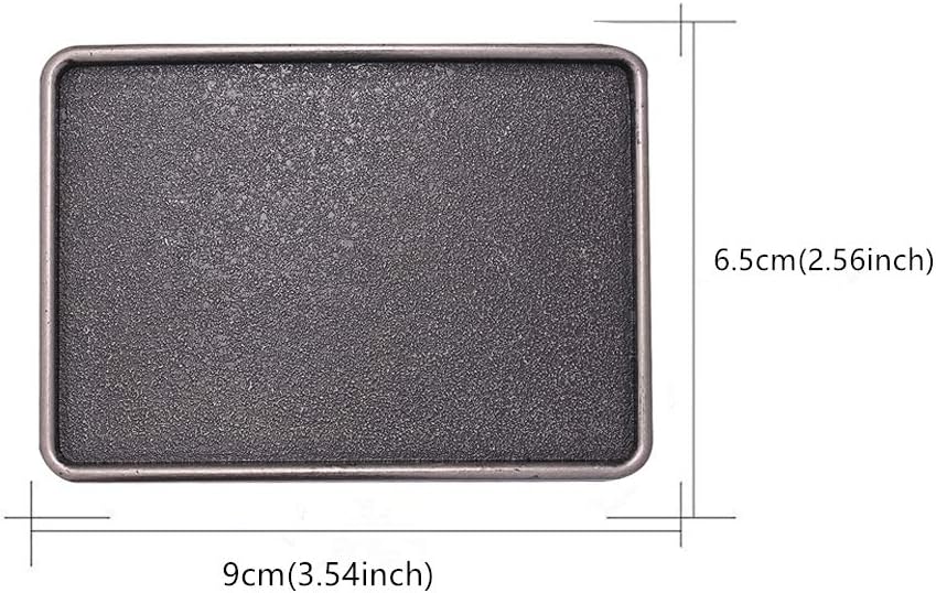 HUABOLA CALYN Belt Buckle Blank DIY Rectangle Western Rodeo Belt Buckles for Women Men