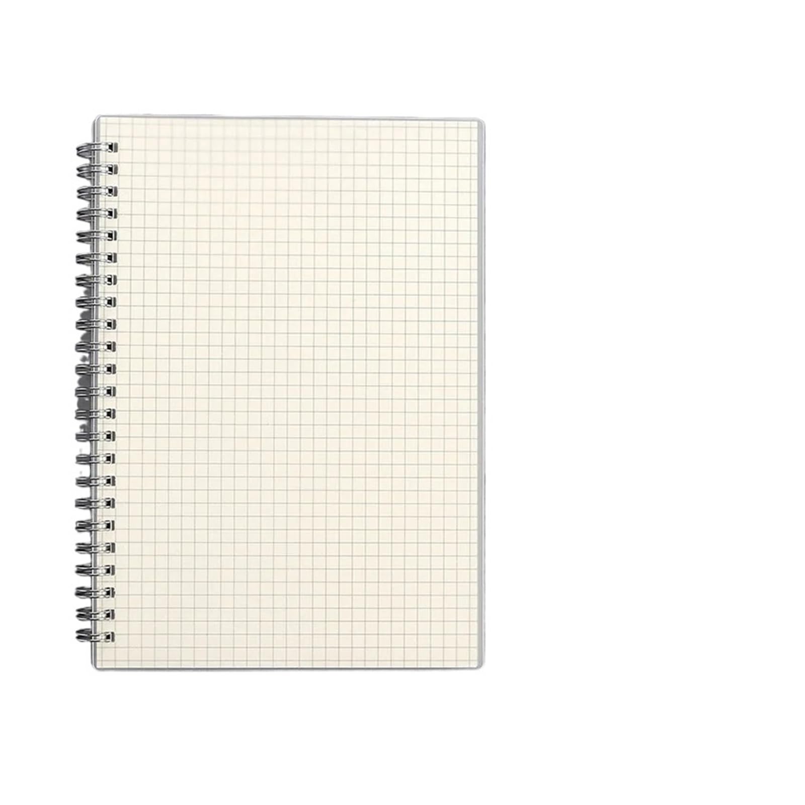 Carnet Spirale Carnet de notes A5/B5 à spirales, agenda, papier quadrillé vierge, journal intime, carnet de croquis, fournitures scolaires, papeterie, bureau(Grid,B5)