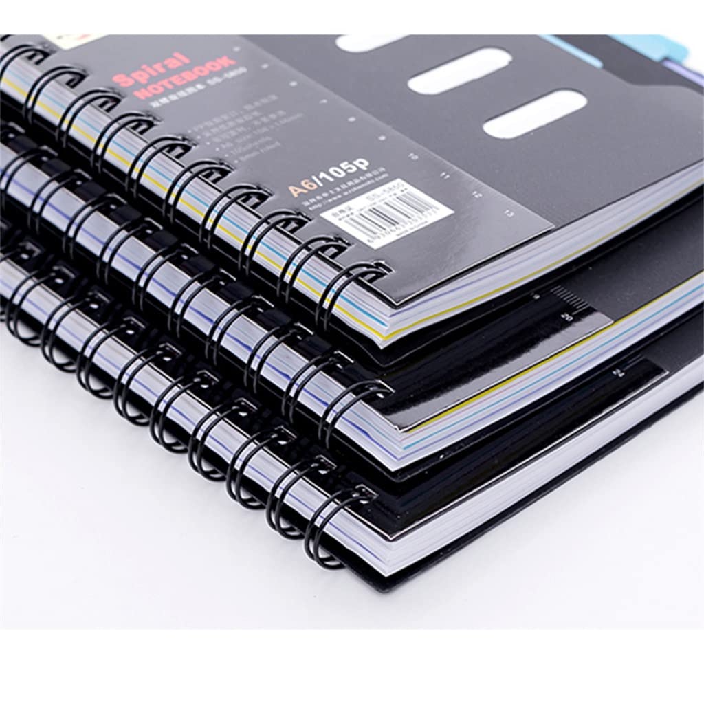 TAHALI Quaderno classificato a Spirale A6/A5/B5 Quaderno a Fogli mobili for Studenti Business Graffiti Book (Color : 1-Pack, Size : A6)