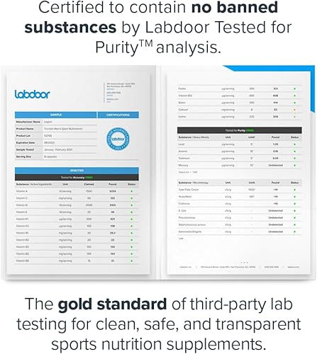 Vista 4 de Suplemento diario multivitamínico Legión Triumph, vitaminas y minerales para la ansiedad, la depresión, el estrés, sistema inmunológico, salud