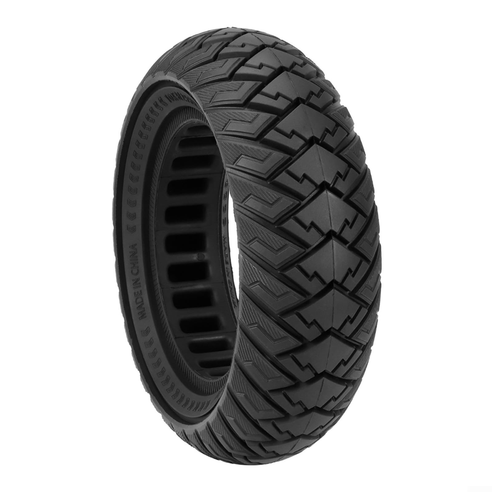 Neumático sólido para Scooter eléctrico, neumático Todoterreno de Goma de 10 Pulgadas, neumáticos de Repuesto para Ruedas, neumáticos sin cámara a Prueba de pinchazos para 10X para 10, etc. (neumáti