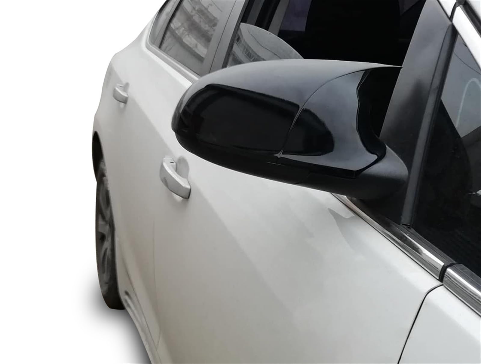 Coques Rétroviseurs Vauxhall Opel Corsa D/E 2006-2019 - Paire Carbone, Remplacement Latéral
