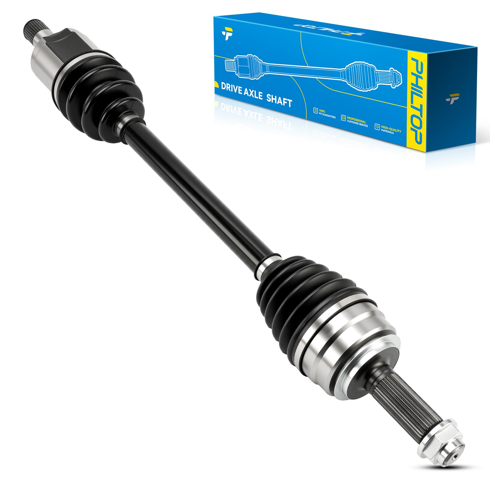 PHILTOP Front Left CV Axle for Honda Pilot 2009-2015, Acura MDX 2007-2009, 66-4261 CV Axle Shaft 1 PCS