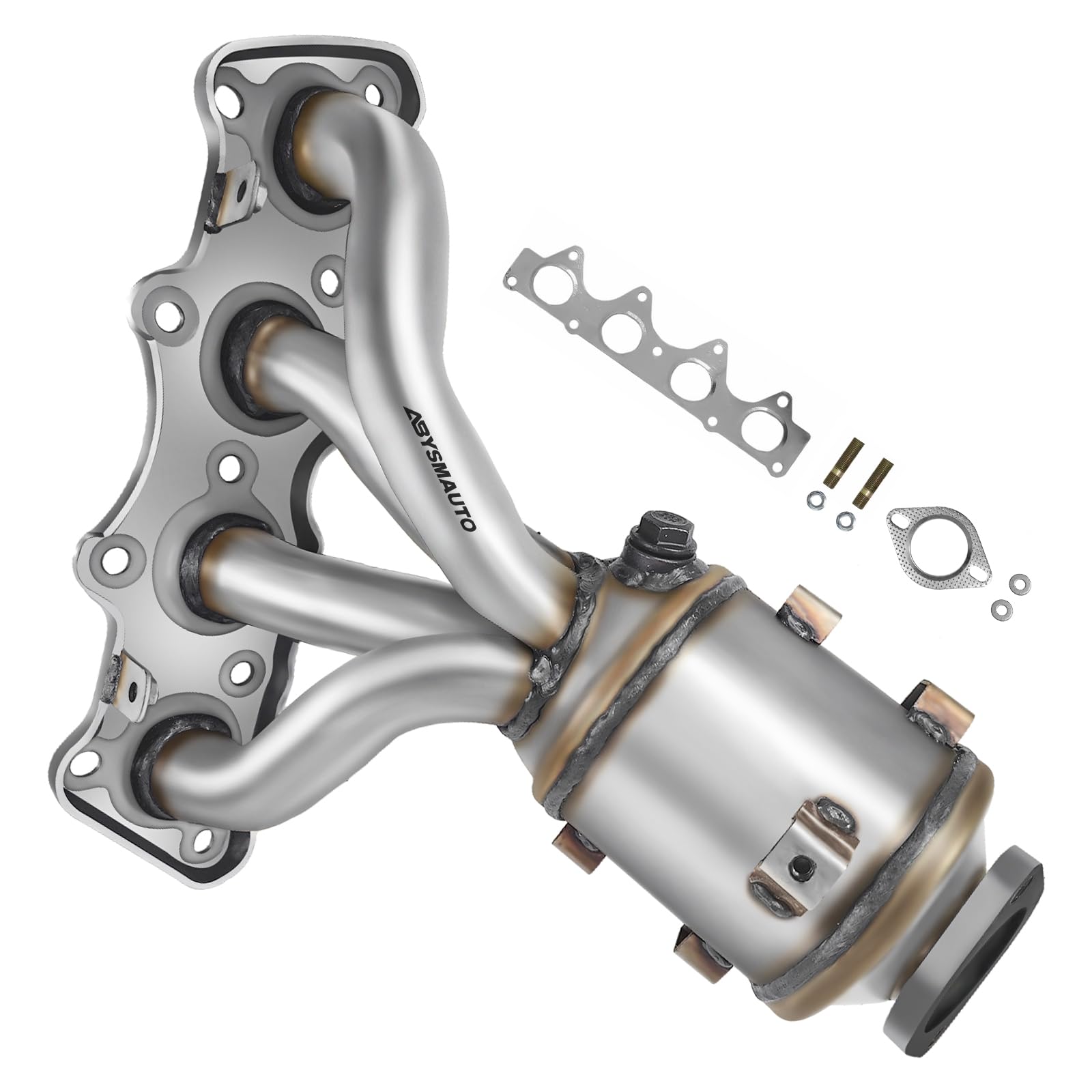 ABYSMAUTO Catalytic Converter Compatible with Hyundai Accent/Veloster 2012-2017, Kia Rio 2012-2014, Kia Soul 2012-2016 1.6L l4 Catalytic Convertor Direct-fit Euro VI 674891 (EPA Compliant)