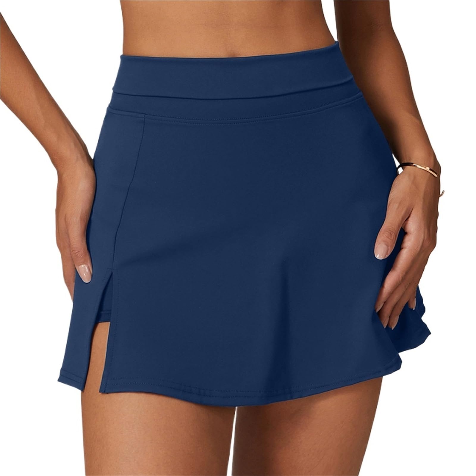 Faldas Deportivas Casuales for Mujer, Faldas de Tenis Cintura Alta, for Correr Verano for Exteriores para Mujer