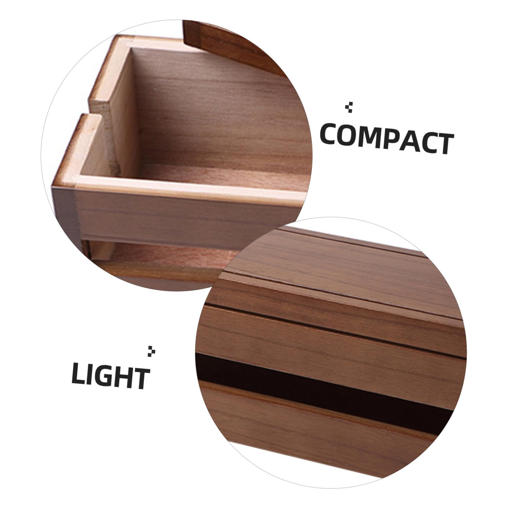 Organizador de Enchufes y Cables de Madera de Paulownia Diseño Multifuncional y Ventilación para Almacenamiento y Protección de Cables Hogar