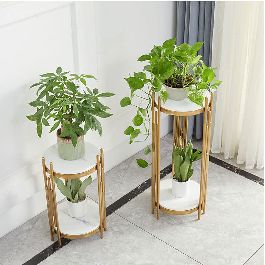 Fydun Étagère à plantes en pot Plateau mobile en bois de support de