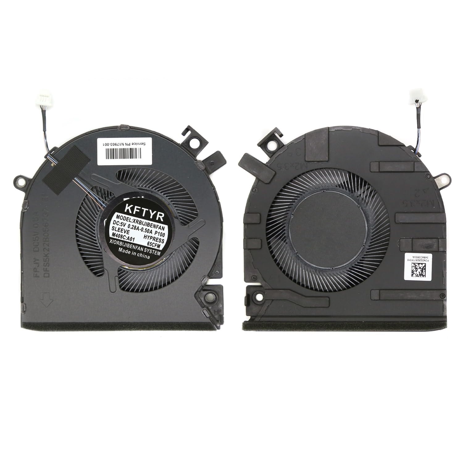 VENTILATEUR CPU COMPATIBLE POUR PC PORTABLE HP VICTUS 15-FA / 15-FB / 15-FA0031DX / 15-FB0028NR / 15-FB1013DX / 15-FB0121NR - N17903-001