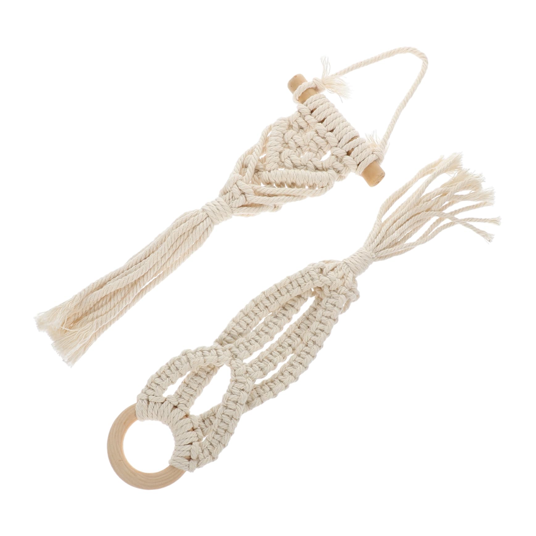 Mipcase 6pezzi Macrame Plant Hanger Appendini Per Vasi Sospesi Per Decorazione Ed Design Per e