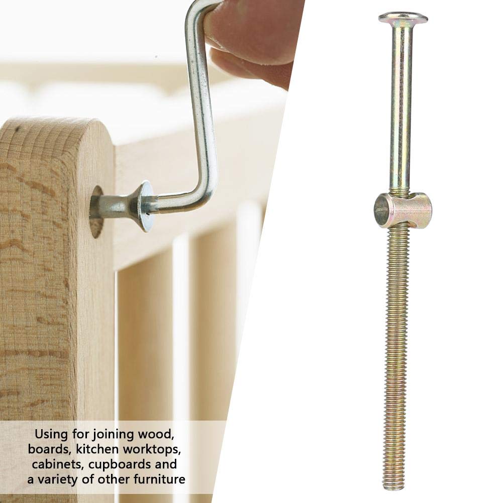 10 Viti A Testa Esagonale Piatta Con Dadi - Acciaio Inox 6x90mm, Per Mobili E Culle - Foto 4