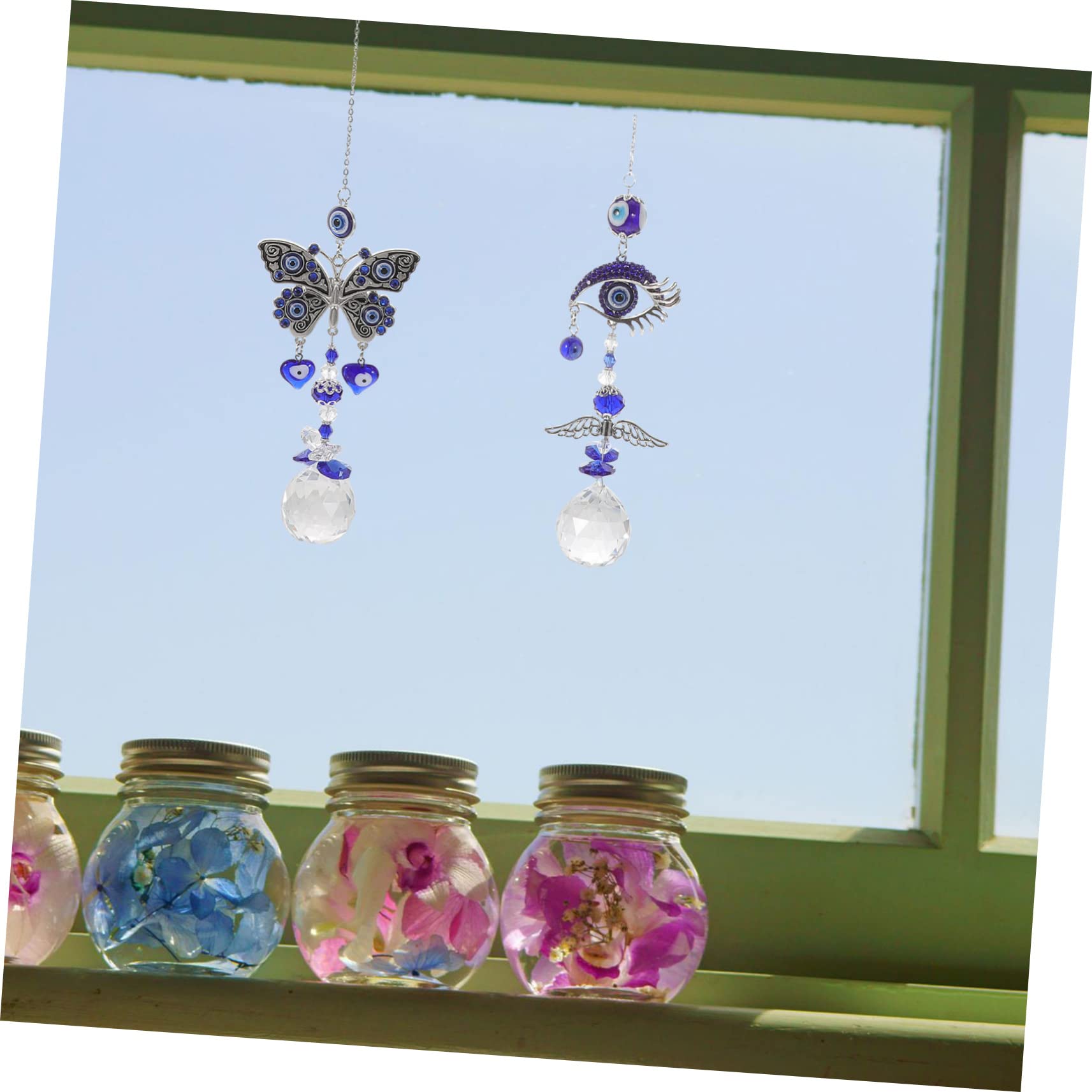 SUPVOX 4pezzi Pendenti Decorativi Per Finestre Acchiappasole Per e Matrimoni Decorazioni Per Ed