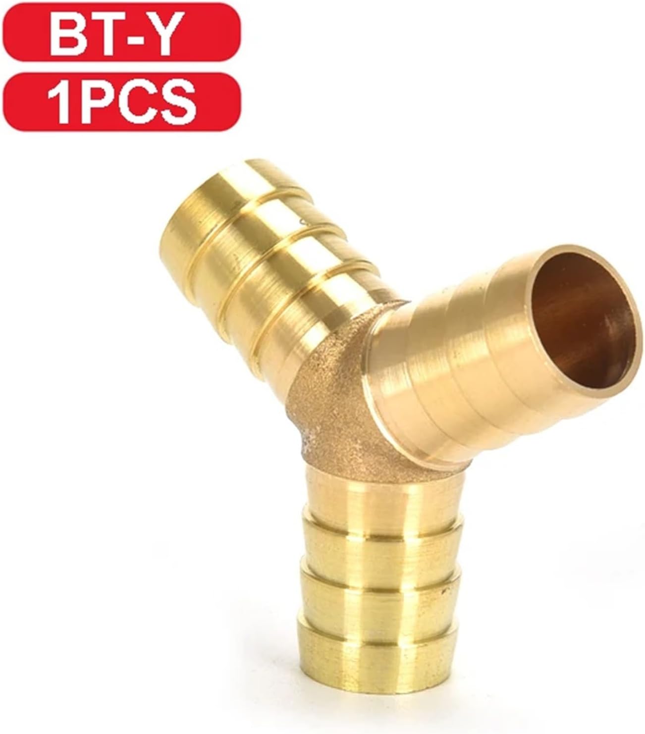 Fittings Connector Copper Pagoda Fuel Water Tube Brass Pipe Coupler Adapter 4mm 5 6 8 10 12 2-Way/Elbow/Y-3-way 1Pcs(Y-3-way,OD 14 MM_OTHER)
