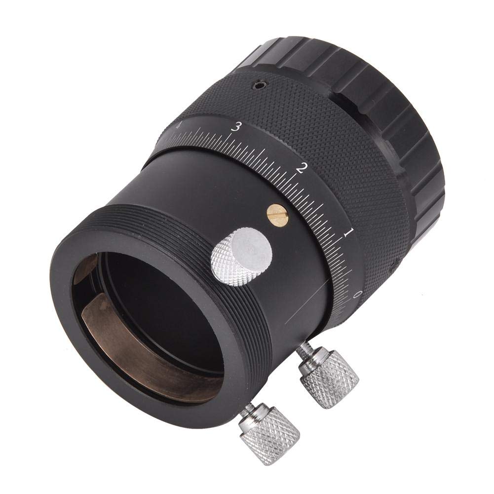 943 Porte-oculaire Double hélicoïdal, Porte-oculaire en Spirale de 1,25 Pouce, Porte-oculaire à réglage Fin hélicoïdal avec Course de Mise au Point de 10 mm, Accessoires pour télescope astronomique