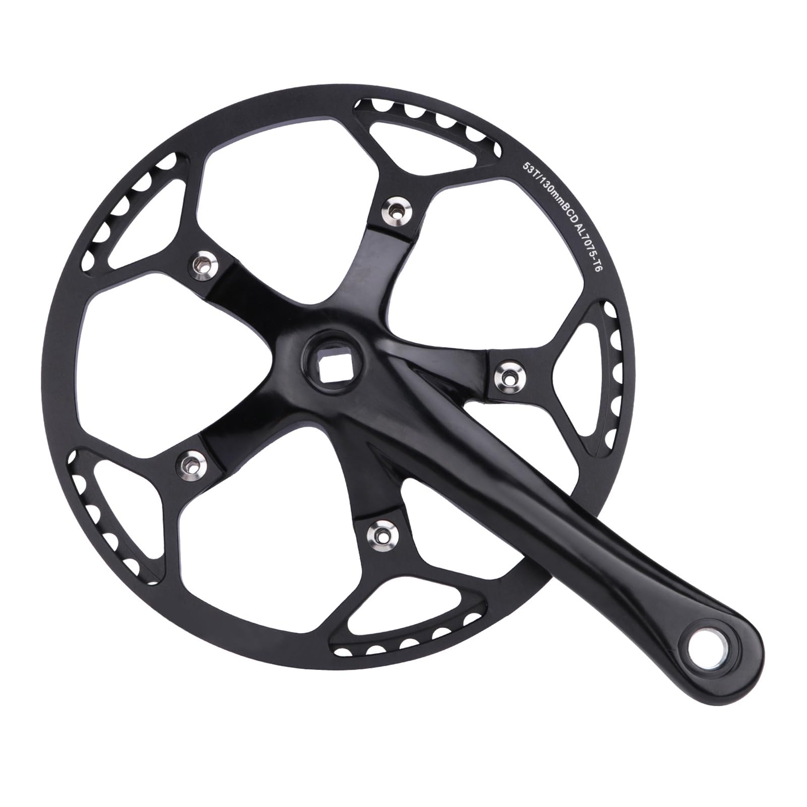 自転車　チェーンリング&amp;クランク Amazon | Litepro 自転車 BCD 130 ミリメートル統合チェーン