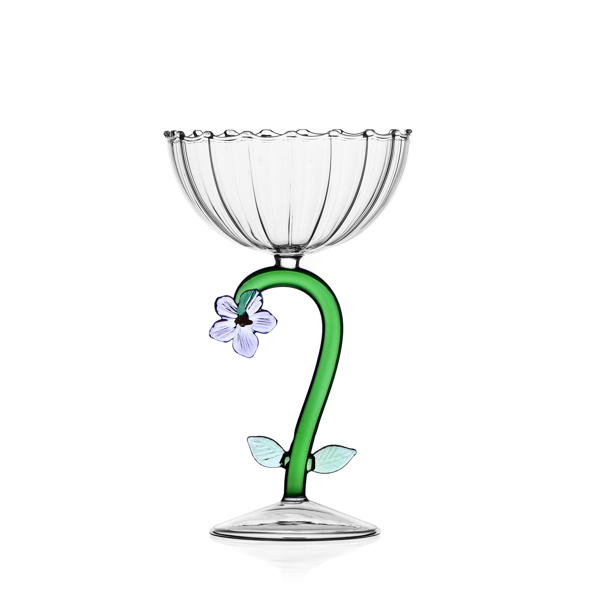 Ichendorf Milano Coppa Champagne Fiore Lilac | Botanica Collection | 28 cl | Borosilicate Glass | Handmade