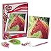 Produktbild Sentosphère 3902024 Bastelset Strassstein-Bild, Motiv Pferd, Kreativ-Set, DIY für Kinder und Erwachsene