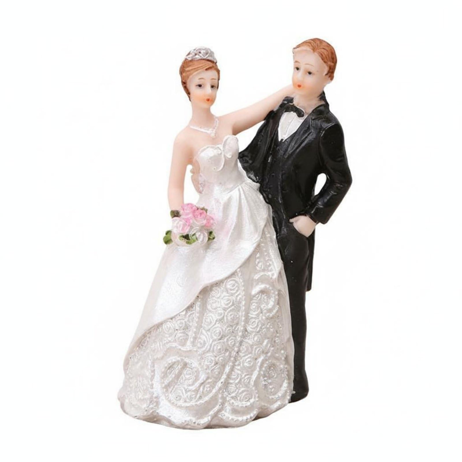 Wedding Cake Topper European Design Bride and Groom Figurine Bride and Groom Statue Elegant Wedding Couple Statue Keepsake, a | Home & Garden | Wedding Supplies | Wedding Cake Toppers-image-20