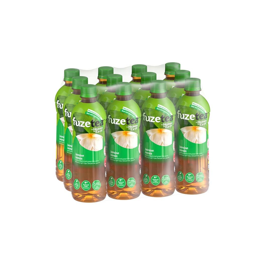 Fuze Tea Jasmine Flavoured Green Tea Drink, 12 x 500ml