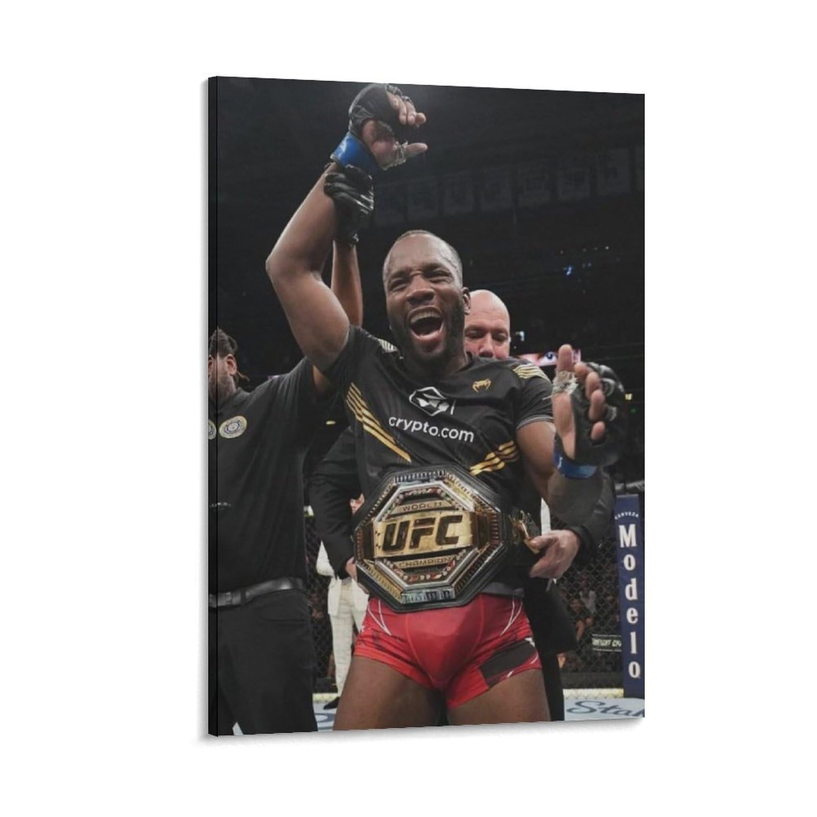 ASUIU Leon Edwards Canvas Poster Artworks Canvas Poster Wall Art Prints Home Modern Decor 24x36inch(60x90cm)