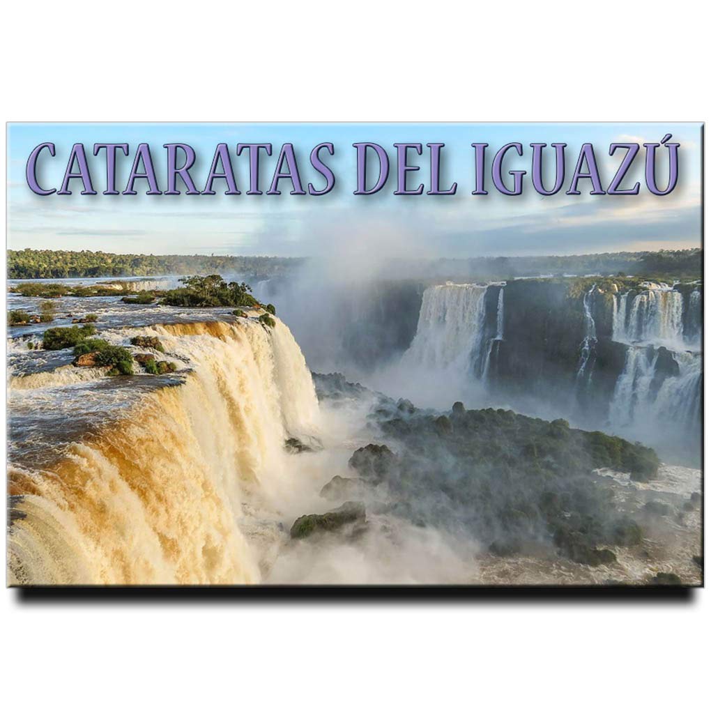 Magnet Sv Iguazu Falls Argentina Brazil Travel Souvenir Fridge Magnet