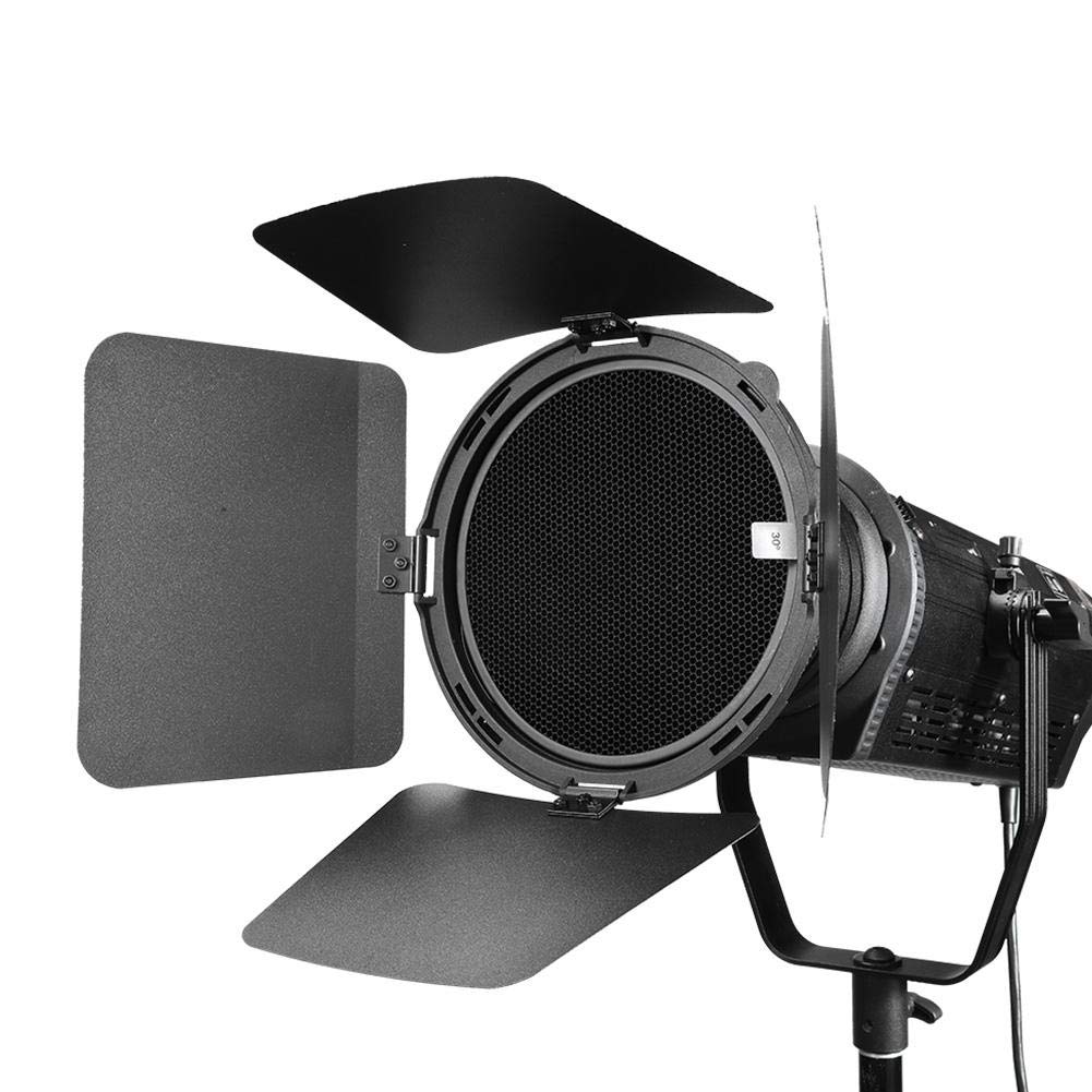 Luz de fotografía VBESTLIFE, Foco de Lente Fresnel Ajustable para luz de Flash de Estudio para Bowens Mount Studio Foco de fotografía de 7 pupara LGadas Luz de Enfoque de Trama de 16,8 cm